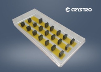 el neodimio 3x3 dopó el granate de aluminio de itrio NdYAG Crystal For Laser Marking
