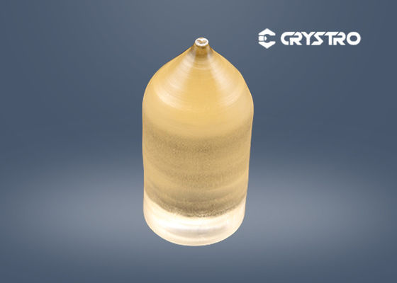 El diámetro 4 avanza lentamente los solos cristales magnetoópticos de Boubles TGG de los cristales