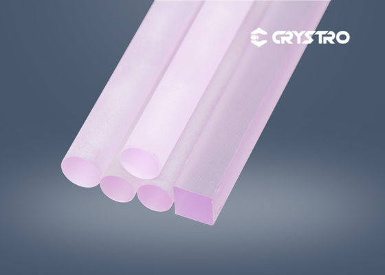 cristal de aluminio de Garnet Laser Rods Nd YAG del itrio de 8*185m m