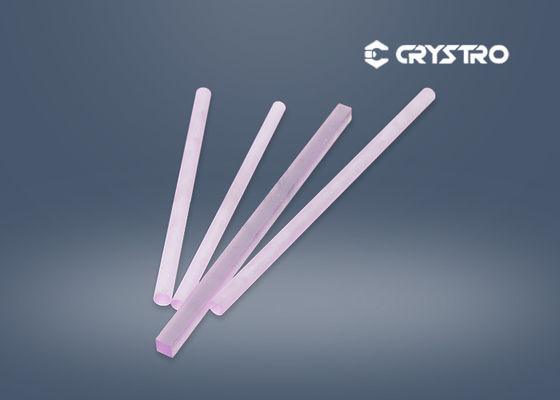 cristal de aluminio de Garnet Laser Rods Nd YAG del itrio de 8*185m m