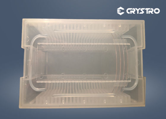 Cristal LaAlO3 del substrato óptico de la película fina solo