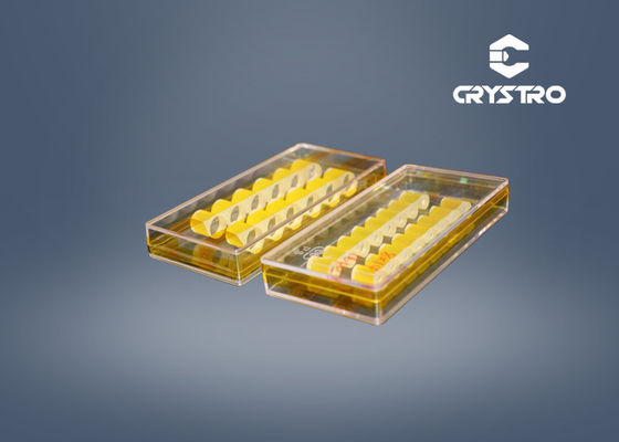 Cristales magnetoópticos TGG Crystal Rods de los dispositivos ópticos del aislador