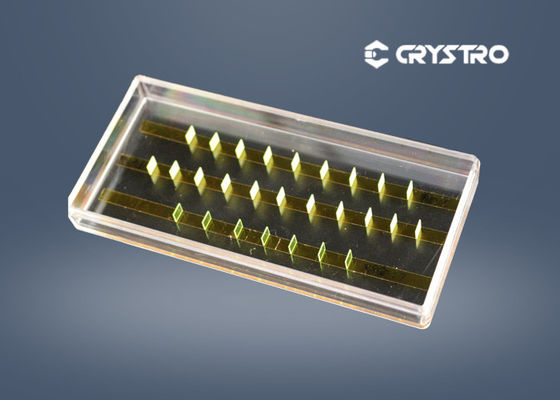 Laser del poder más elevado que enciende el cristal del Ce LUAG de los cristales del centelleo de 5*5*0.3m m