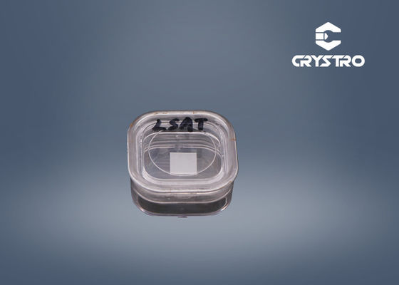 película fina solo Crystal Substrate óptico del substrato PASADO de 10*10*1m m