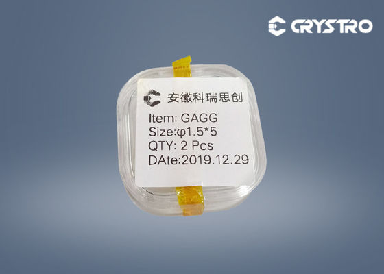 Ninguna alta densidad dopada cerio de la radiación φ1.5x5mm GAGG Roces del uno mismo
